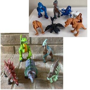 Imaginext Dinosaur Plus Generic 12 piece set EUC